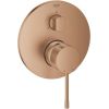 Grohe iebūvējamā dušas maisītāja Essence virsapmetuma daļa, ar 3 ceļu pārslēdzēju, brushed warm sunset