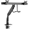 HAGOR gas lift arm dual, monitor holder (black)