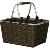 Shopping basket LIDO RIO 43x30xH24cm, dark brown