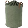 Laundry basket LIDO LEO D38xH48cm, green