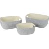 Basket LIDO POP 26x20xH12cm, light grey