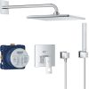 Grohe iebūvējamais dušas maisītāja komplekts Eurocube Perfect/Rainshower Mono 310 Cube, hroms