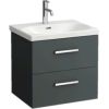 Laufen izlietnes skapītis LUA 470 x 445 x 580 mm, izlietnei 810081, A 2, Traffic grey
