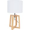 Table lamp WOODEN H44,5cm, white