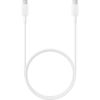 Samsung EP-DA705BWE 60W 5A Универсальный USB-C до USB-C зарядный и дата-кабель Белый 1м (OEM)