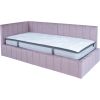 Gulta JASPER 90x200cm ar matraci HARMONY DUO, violetī rozā