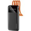 Dudao   Dudao K6Pro Universal 10000mAh Power Bank with USB Cable, USB Type C, Lightning (K6Pro-) Black