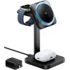Wireless 3-in-1 charging station (HaloLock) ESR Qi2 with CryoBoost
