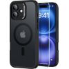 ESR Hybrid Case (HaloLock) for iPhone 16 with screen protection kit (black)