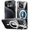 ESR Classic Hybrid (HaloLock) case with stand for iPhone 16 Pro Max (transparent)