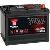 72Ah 630A  AKUMULATORS  YUASA YBX3068 269x174x223-+