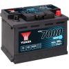 65Ah 600A  AKUMULATORS YUASA YBX7027 EFB 242x175x190-+