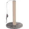Zolux Cat scratching post with toy - grey