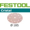 Festool Smilšpapīrs ekscentra slīpmašīnai Cristal; 185 mm; P60; 50 gab.