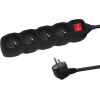 Esperanza ELK213K Power strip 4GN/3M Black