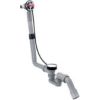 Hansgrohe vannas sifons Exafill S, 74x40/50 mm, ar uzpildi, bez dekoratīvās daļas, trose 520 mm, plastmasa, pe