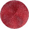 Placemat ELONA D38cm, red