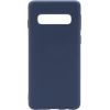 Evelatus Samsung  S10 Soft Premium Soft Touch Silicone Case Midnight Blue