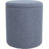 Ottoman HAKO D39xH44cm, dark grey, with storage