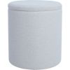 Ottoman HAKO D39xH44cm, light beige, with storage