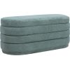 Bench HIRO 104x44xH44cm, green, with storage