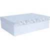 Box ELSA-7, with a lid kuld/hõbe, white