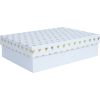 Box ELSA-4, with a lid kuld/hõbe, white