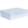Box ELSA-1, with a lid kuld/hõbe, white