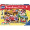Ravensburger Puzzle Disney Mickey Mouse Clubhouse - Everyboby Loves Mickey (3x49pcs.) (09247)
