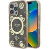 Guess IML Peony On 4G Background MagSafe Защитный Чехол для Apple iPhone 16 Pro Max