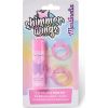 MARTINELIA_SET Shimmer Wings malinowy błyszczyk do ust + pierścionki 2szt
