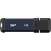SILICON POWER Portable SSD MS60 Discover Future-Forward SSD, 1TB, Blue