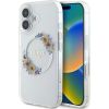 Guess IML Flowers Wreath MagSafe Case Aizsargapvalks Priekš Apple iPhone 16 Plus