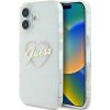 Guess IML Heart Aizsargapvalks Priekš Apple iPhone 16