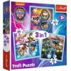 Пазл TREFL Щенячий патруль 3 in 1 (20,36,50 шт.) 3+ T34869