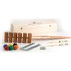 Londero Croquet Set Semi Pro 6 kroketa komplekts ar koka kasti (09806/WB)