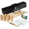 Londero Croquet Set 6 kroketa komplekts ar melnu poliestera somu (10266B)