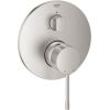 Grohe iebūvējamā dušas maisītāja Essence virsapmetuma daļa, ar 3 ceļu pārslēdzēju, supersteel