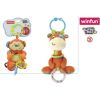 Win Fun Iekarināmais grabulis mīkstais Merkāķis / žirafe / Lauva 29 cm  0+ CB42559