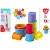Playgo Piramīda Varavīksne ar 10 elemntiem no 12 men. CB42012