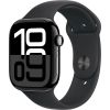 Apple Watch 10 LTE 46mm Jet Black Alu + Black Sport Band - M/L