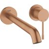 Grohe iebūvējamā izlietnes maisītāja Essence virsapmetuma daļa, 2 caurumu, iztece 230 mm, no sienas, brush