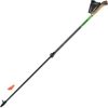 Gabel Carbon XT 2S-80 F.L. Регулируемые палки для скандинавской ходьбы, 78-135 см, черные/зеленые Нордическая ходьба