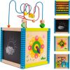 Attīstošais koka kubs-šķirotājs XL SunBaby E01.072.0.1 [A]