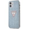 Guess Apple  iPhone 12 mini 5.4'' PC/TPU Denim Triangle Cover Light Blue