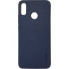 Evelatus Huawei  P20 TPU case 2 with metal plate (possible to use with magnet car holder) Blue