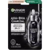 Garnier Skin Naturals / AHA + BHA Charcoal Mattifying Serum Mask 1pc W / Face Mask