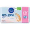 Nivea Baby Soft & Cream chusteczki biodegradowalne 2x57szt