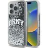 DKNY Liquid Glitter Arch Logo Aizsargapvalks Priekš Apple iPhone 16 Pro