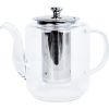 Teapot MANON 1L with a sieve, silver